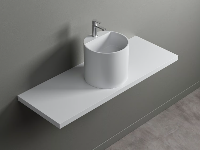 ITUBE MIX - Countertop Corian® washbasin _ Acquapazza