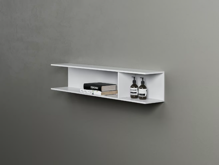 SISTEMA C MAXI - Corian® bathroom wall shelf _ Acquapazza