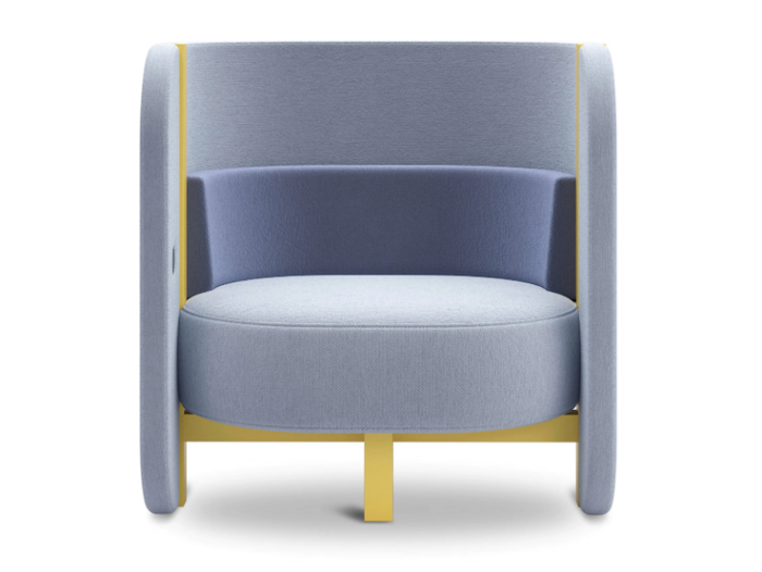 BIGALA - Upholstered expanded polyurethane armchair _ Adrenalina