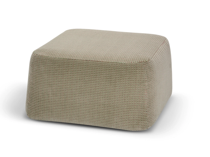 NUDA - Square fabric pouf _ Adrenalina