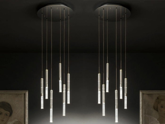 LUMIERALED X6 RIGOLETTO - LED glass pendant lamp _ Album