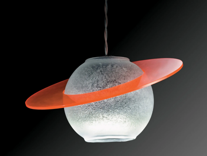 SATURNO - LED Borosilicate glass pendant lamp _ Album