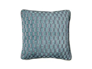 DAMIER Porcelain Blue - Cushion _ Aldeco