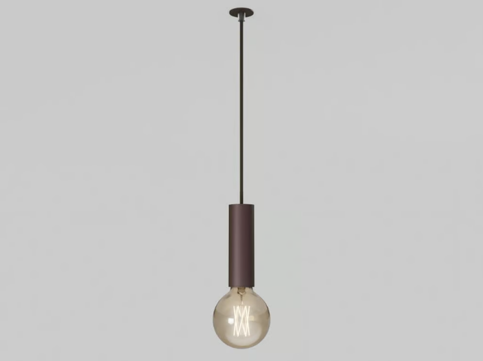 CRICCO 13 - Aluminium pendant lamp with built-in rosette _ Amarcords