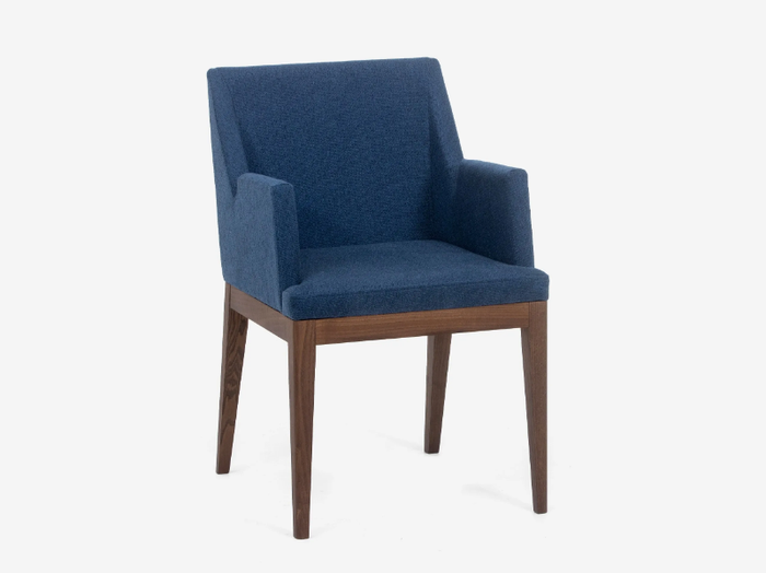 MALTA - Fabric chair with armrests _ Anesis