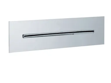 QUADRO INWATERFALL - Wall-mounted stainless steel waterfall spout _ Aquademy