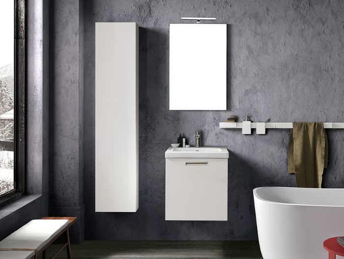 LIGHT 01 - Vanity unit with mirror _ Archeda