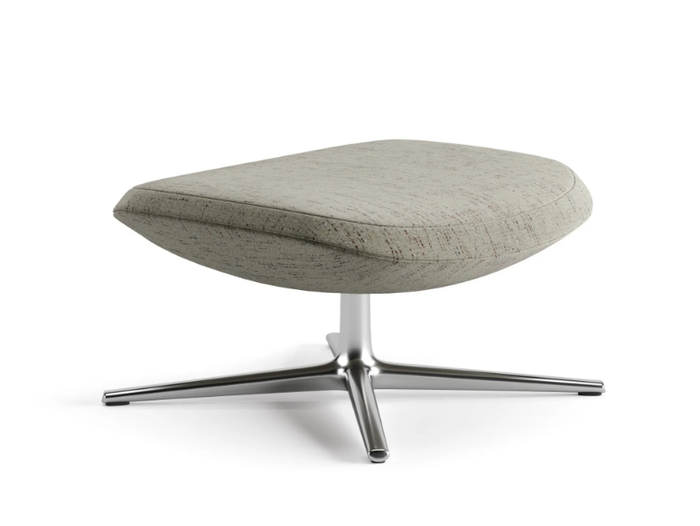 ASTON CLUB - With 4-spoke base upholstered fabric footstool _ Arper