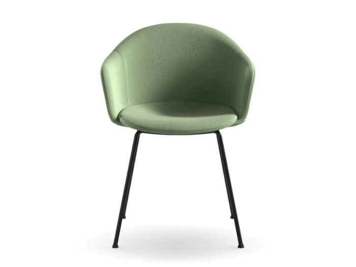 MÁNI ARMSHELL FABRIC 4L/ns - Fabric chair with armrests _ Arrmet