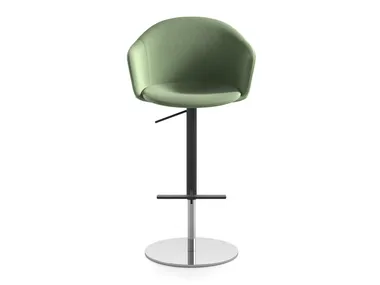 MÁNI ARMSHELL FABRIC ST-ADJ - Fabric stool height-adjustable _ Arrmet