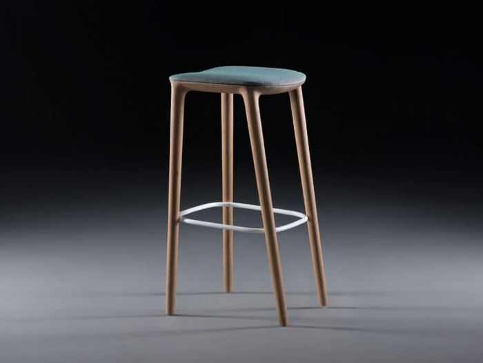 NEVA - Barstool with footrest _ Artisan