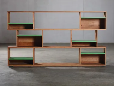 H - Modular wooden bookcase _ Artisan