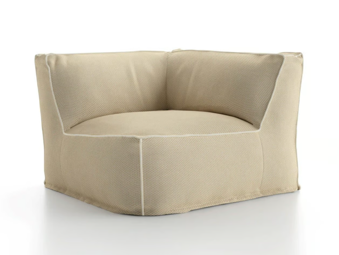 SOFT - Corner fabric garden armchair _ Atmosphera