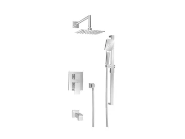 PRO-2915-95 - Recessed thermostatic bathtub set with hand shower _ BARIL