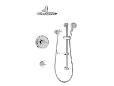 PRO-3000-16 - Thermostatic shower set with overhead shower _ BARIL