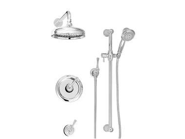 PRO-3001-72 - Thermostatic shower set with overhead shower _ BARIL