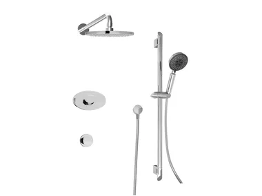 PRO-3220-14 - Thermostatic shower set with overhead shower _ BARIL