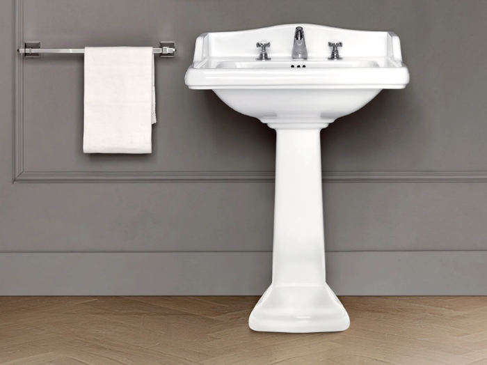 DOROTHY - Pedestal ceramic washbasin _ BATH&BATH