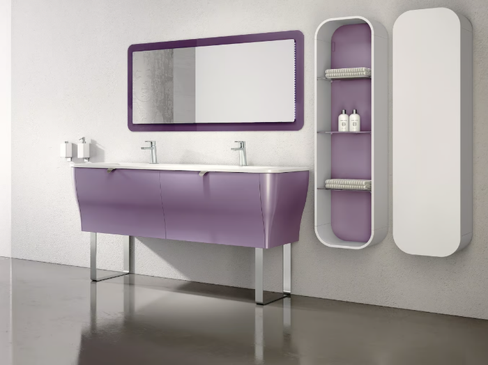 CALYPSO 11 - Double vanity unit with mirror _ BMT