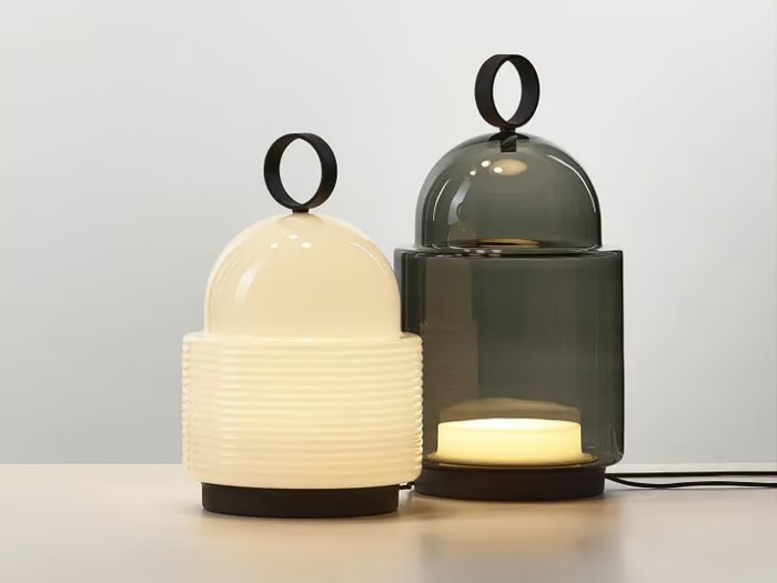 DOME - Blown glass table lamp _ BROKIS