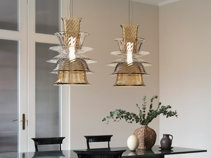 CAMPANULA - Venetian crystal pendant lamp _ Barovier&Toso