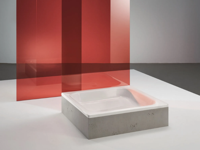 BETTEQUINTA - Built-in enamelled steel shower tray _ Bette