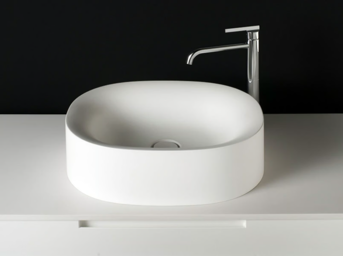 SABBIA - Oval Cristalplant® washbasin _ Boffi