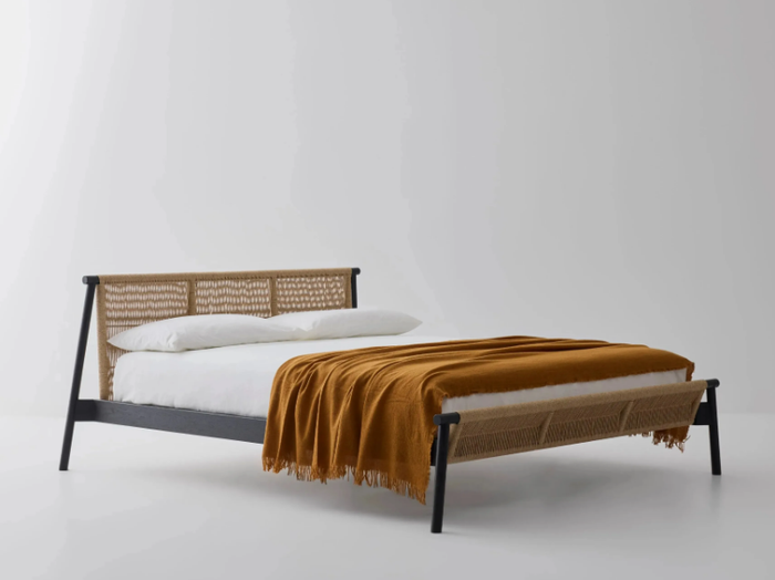 JACK-E INTRECCIO - Wooden double bed _ Bolzan