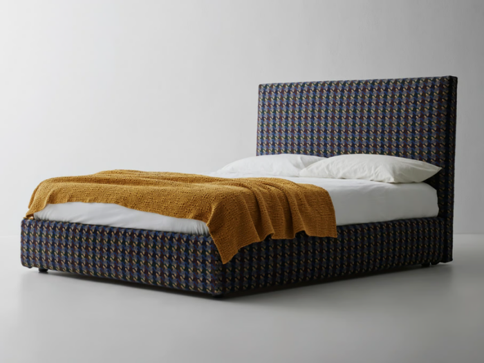 NOAH - Fabric storage bed _ Bolzan