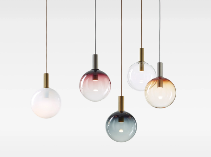 DIVINA - Blown glass pendant lamp _ Bomma