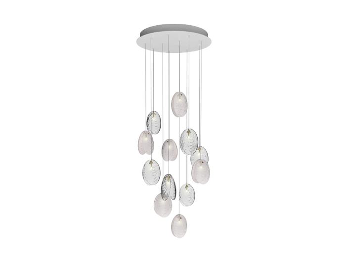 MUSSELS 12 - LED crystal pendant lamp _ Bomma