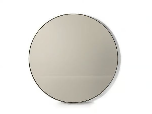 ADONE - Freestanding round framed mirror _ Bonaldo