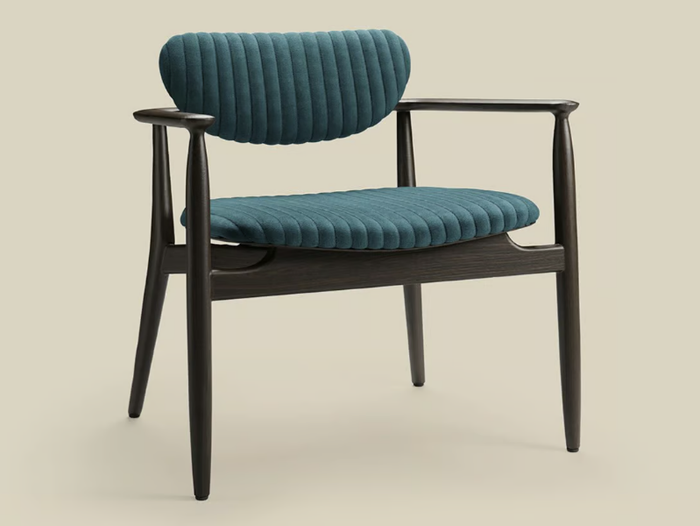 REGINA - Fabric easy chair with armrests _ Borzalino