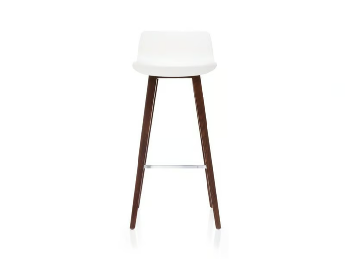 FINA BAR - High plastic stool with back _ Brunner