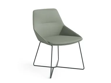 RAY SOFT - Sled base chair _ Brunner