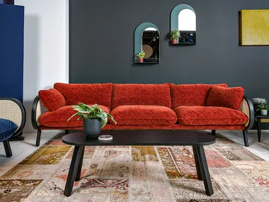 BUZZICANE - 3 seater velvet sofa _ BuzziSpace