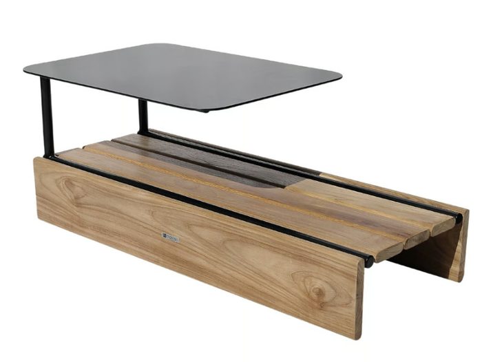 CASUAL MODULAR - Rectangular wooden coffee table with tray _ CBdesign