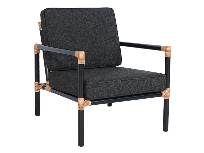 NUSA - Garden synthetic fibre easy chair with armrests _ CBdesign