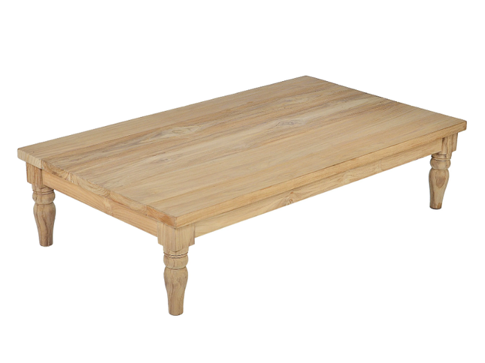 COLONIAL - Rectangular teak garden side table _ CBdesign