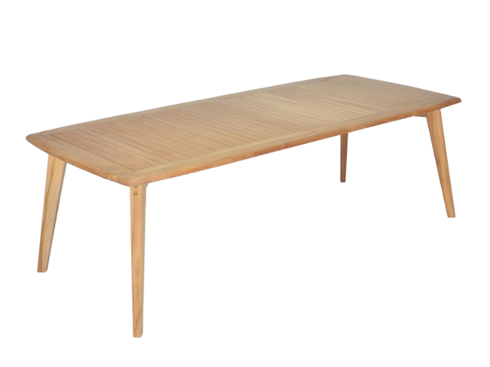 CONTINUUM - Rectangular teak garden table _ CBdesign