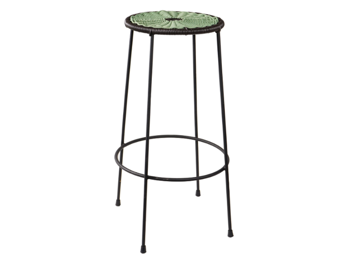 COSMOS - High iron and rope garden stool _ CBdesign