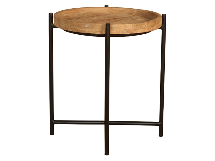 ISLAND - Teak garden side table _ CBdesign