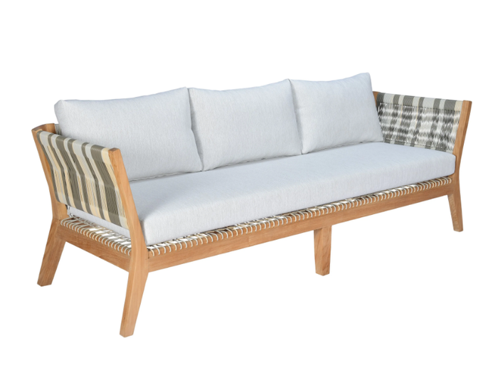 MILLY - 3 seater synthetic fibre garden sofa _ CBdesign