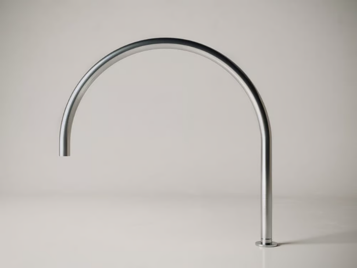 JP 11.4 - Deck-mounted stainless steel sink spout _ COCOON