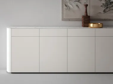 SIDE - Modular wooden sideboard with drawers _ Caccaro