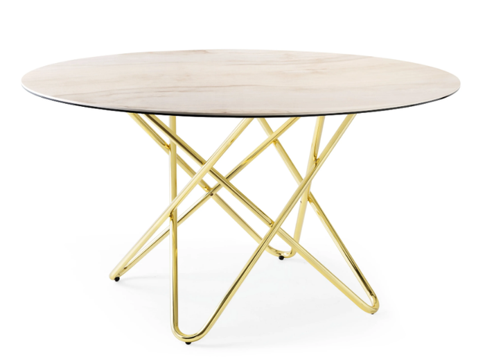 STELLAR - Round ceramic table _ Calligaris