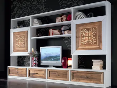 CA' VENIER - Sectional wooden storage wall _ Cantiero