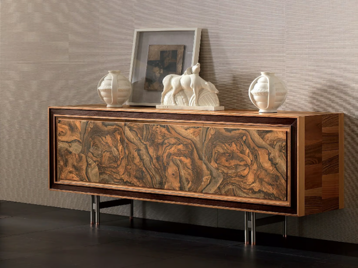 ELETTRA DAY - Solid wood sideboard with doors _ Cantiero