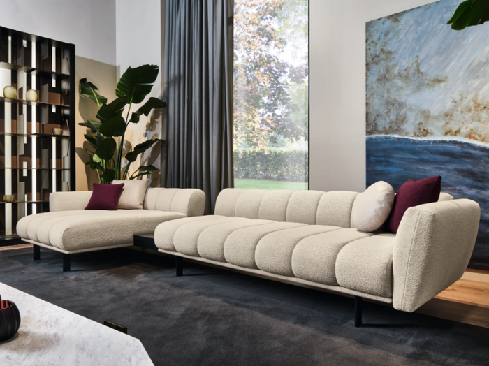 BLOCKBAU - Sectional fabric sofa _ Cantori