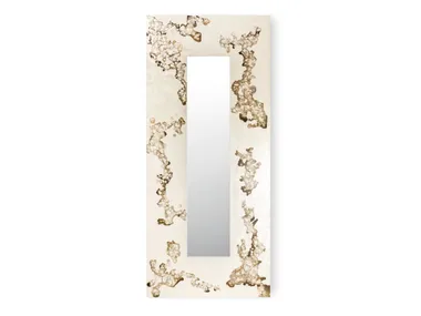 AFRICA FLOWING - Rectangular wall-mounted framed mirror _ Cantori